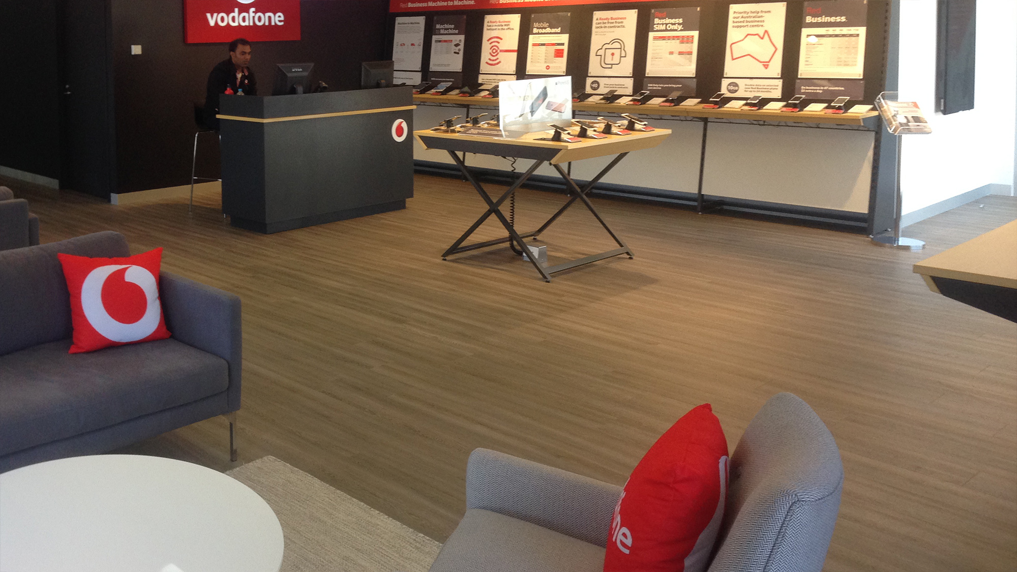 Commercial flooring installation placeholder